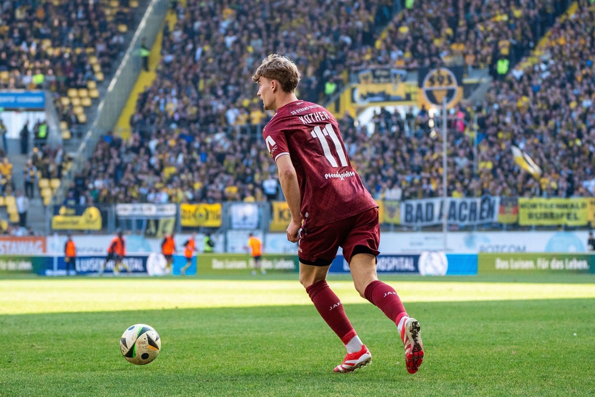Dresden Dortmund 2 Tipp Bild zeigt Dominik Kother © IMAGO / Jan Huebner
