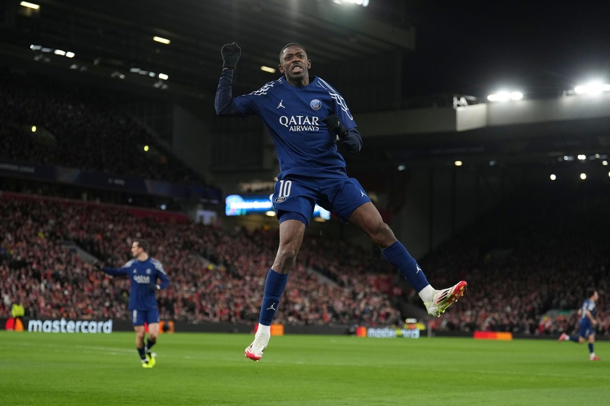 PSG Marseille Tipp Bild zeigt Ousmane Dembélé © Associated Press / Alamy Stock Photo