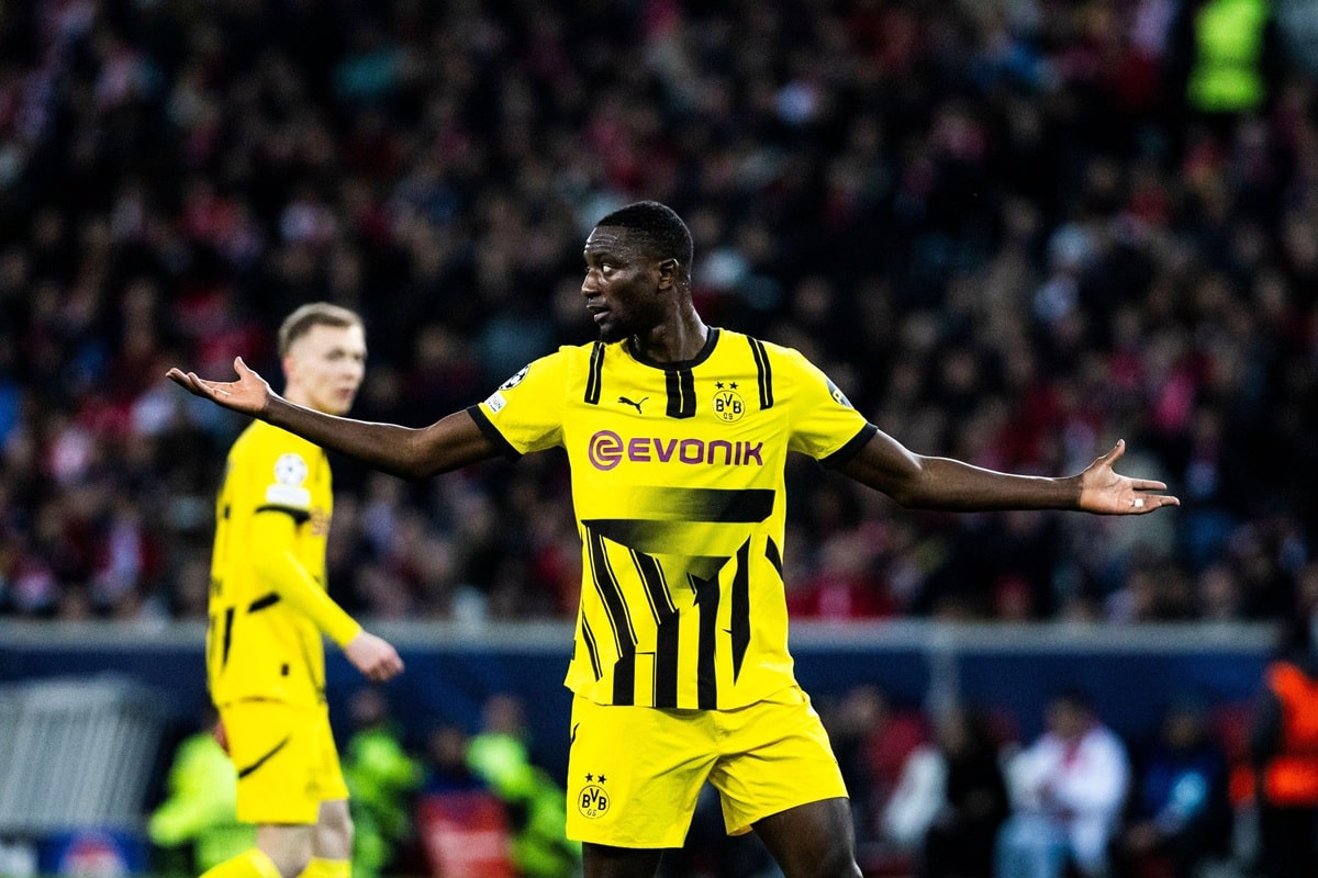 RB Leipzig Dortmund Tipp Bild zeigt Serhou Guirassy © Mika Volkmann / Alamy Stock Photo