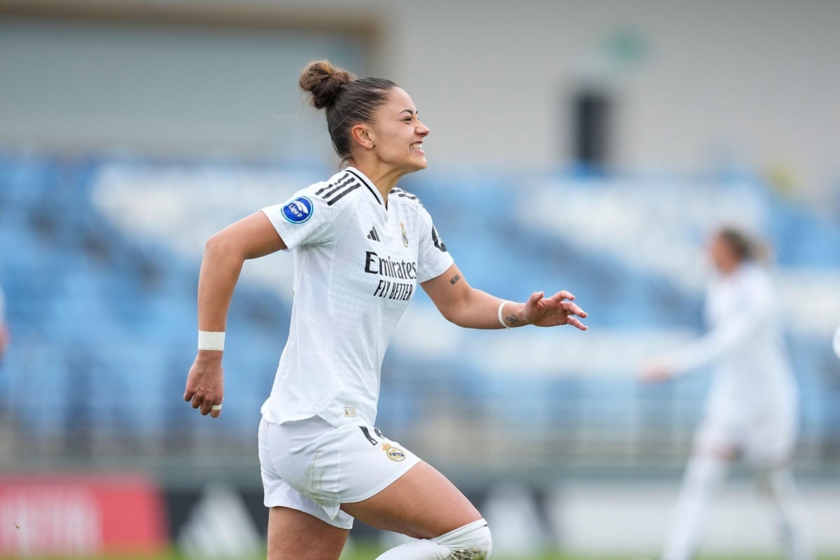 Real Madrid Arsenal Frauen Tipp Bild zeigt Carla Camacho  © Associated Press / Alamy Stock Photo
