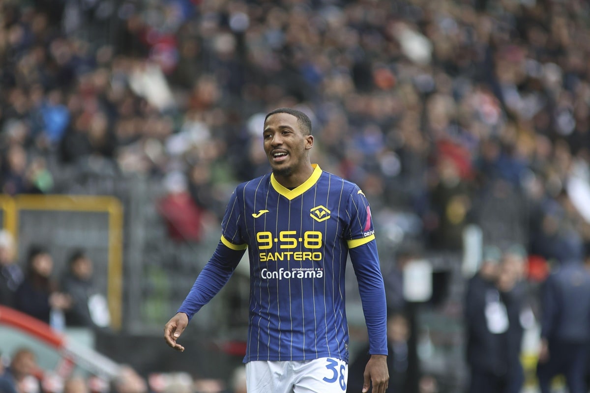 Hellas Verona Parma Tipp Bild zeigt Jackson Tchatchoua © Independent Photo Agency Srl / Alamy Stock Photo