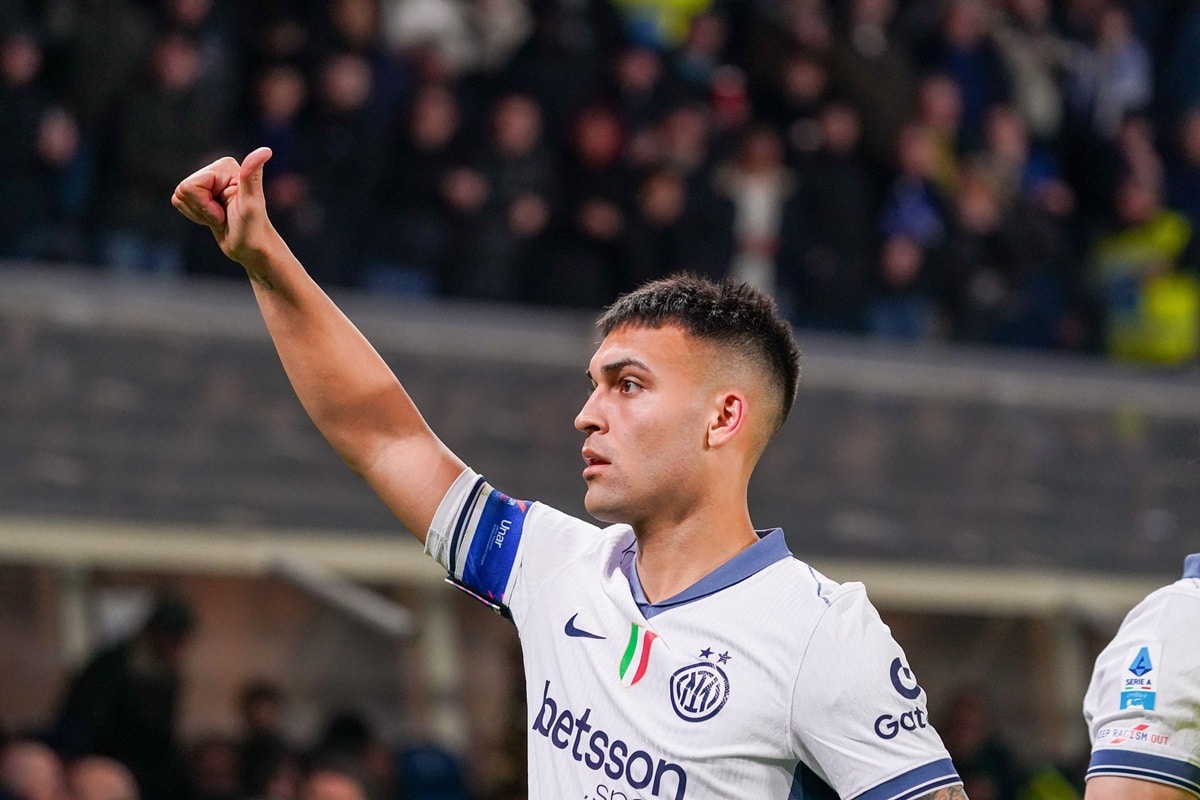 Inter Mailand Udinese Tipp Bild zeigt Lautaro Martínez © Alessio Morgese/E-Mage / Alamy Stock Photo