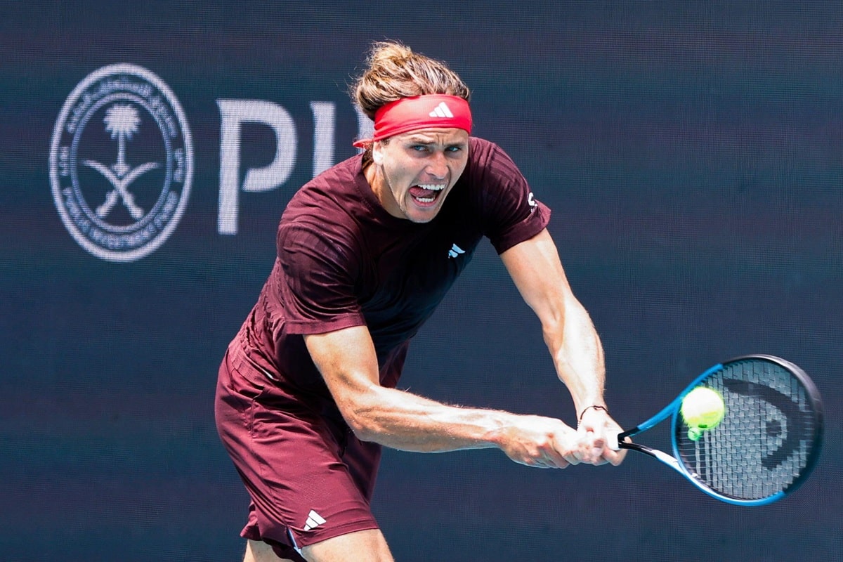 Zverev Thompson Tipp Bild zeigt Alexander Zverev © Associated Press / Alamy Stock Photo