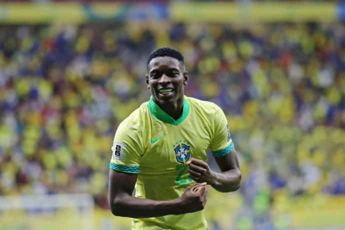 Brasilien Kolumbien Tipp Bild zeigt Luiz Henrique © Action Plus Sports Images / Alamy Stock Photo