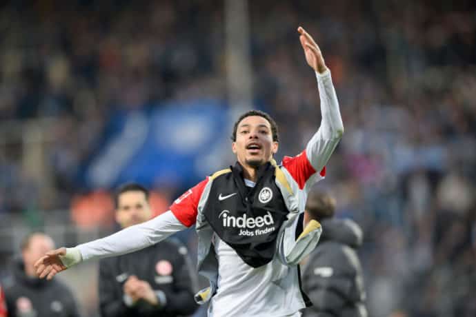 Experten Bundesliga Prognosen 27. Spieltag Bild zeigt Hugo Ekitike (© Associated Press / Alamy Stock Photo)