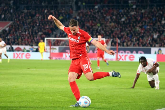 Freiburg Union Berlin Tipp Bild zeigt Christian Günter © dpa picture alliance / Alamy Stock Photo