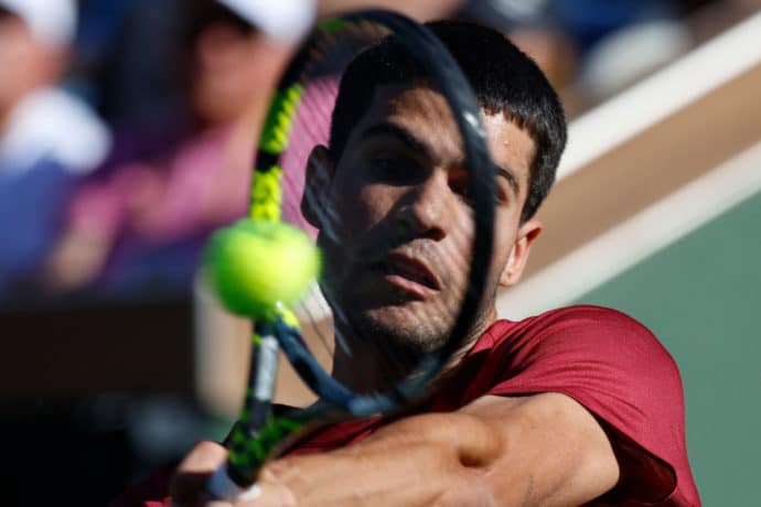 Goffin Alcaraz Tipp Bild zeigt Carlos Alcaraz © IMAGO / ZUMA Press