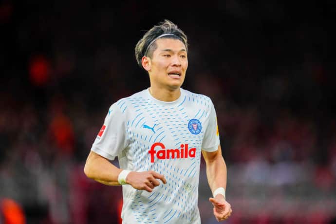 Kiel Werder Bremen Tipp Bild zeigt Shuto Machino © Associated Press / Alamy Stock Photo