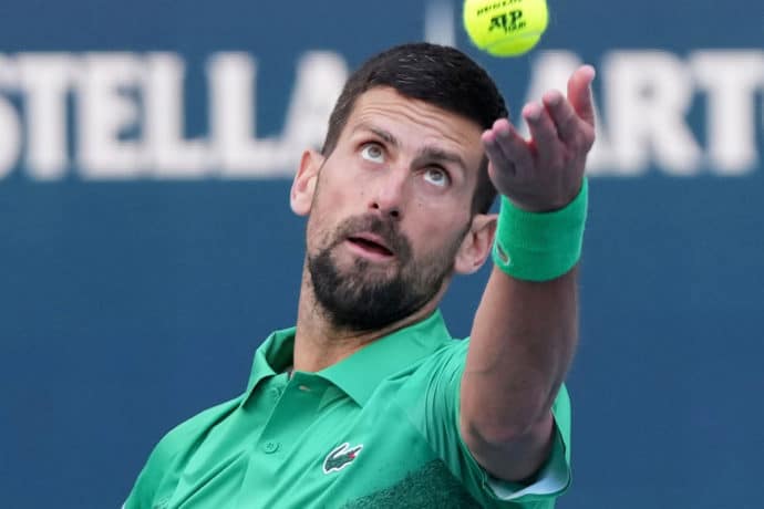 Korda Djokovic Tipp Bild zeigt Djokovic © IMAGO / ZUMA Press