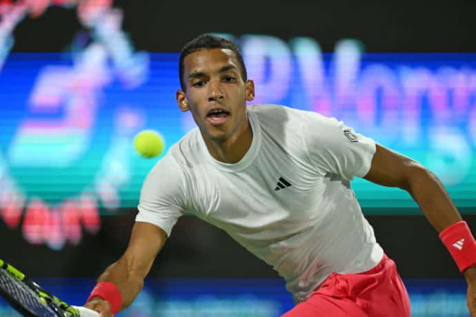 Musetti Auger-Aliassime Tipp Bild zeigt Felix Auger Aliassime © IMAGO / ZUMA Press