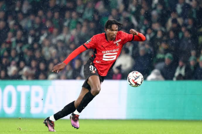 Rennes PSG Tipp Bild zeigt Jeremy JACQUET © Icon Sport / Alamy Stock Photo