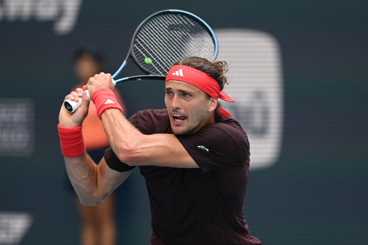 Zverev Berrettini Tipp Bild zeigt Alexander Zverev © Associated Press / Alamy Stock Photo