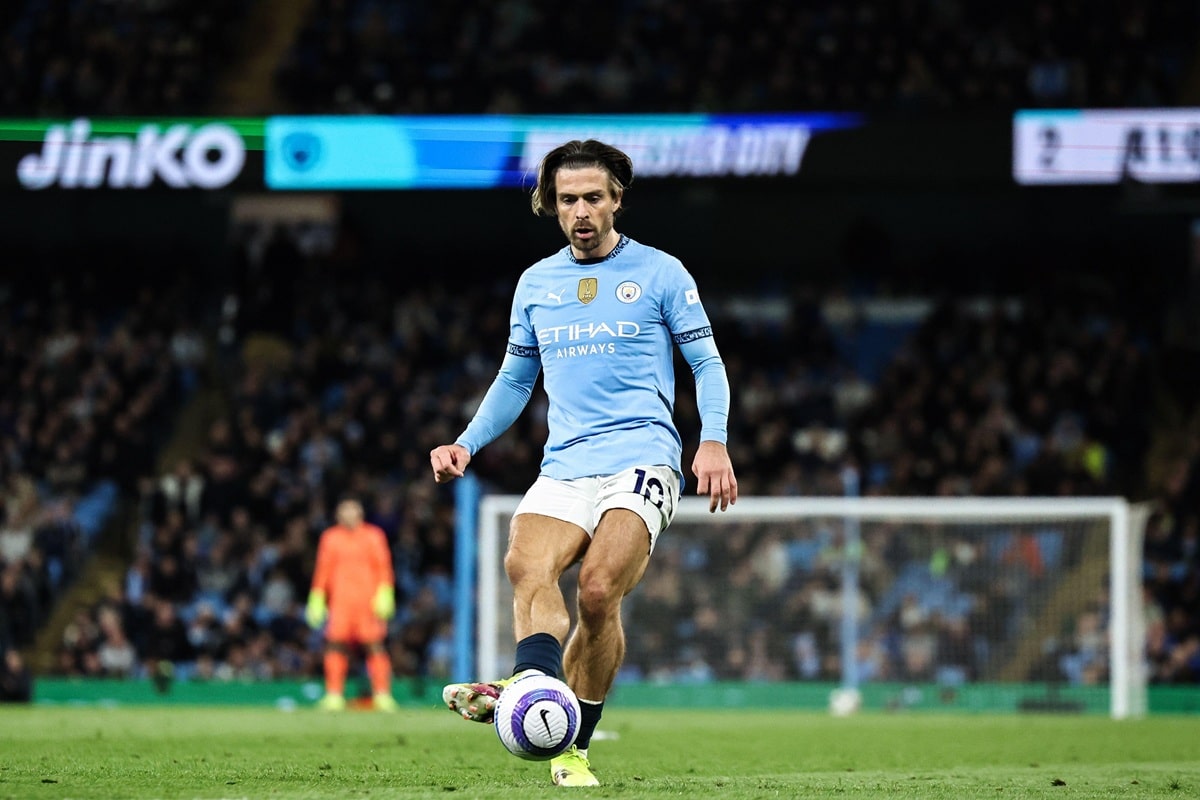 Manchester City Crystal Palace Tipp Bild zeigt Jack Grealish © News Images LTD / Alamy Stock Photo