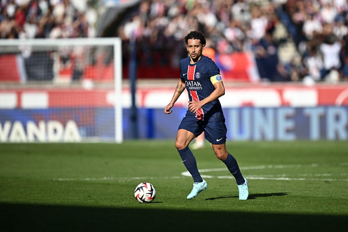 PSG Aston Villa Tipp Bild zeigt Marquinhos © Icon Sport / Alamy Stock Photo