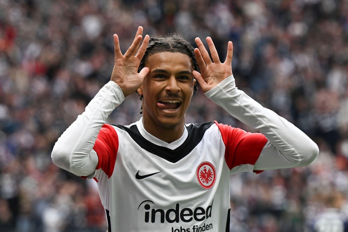 Frankfurt Tottenham Tipp Bild zeigt Jean-Mattéo Bahoya © Associated Press / Alamy Stock Photo