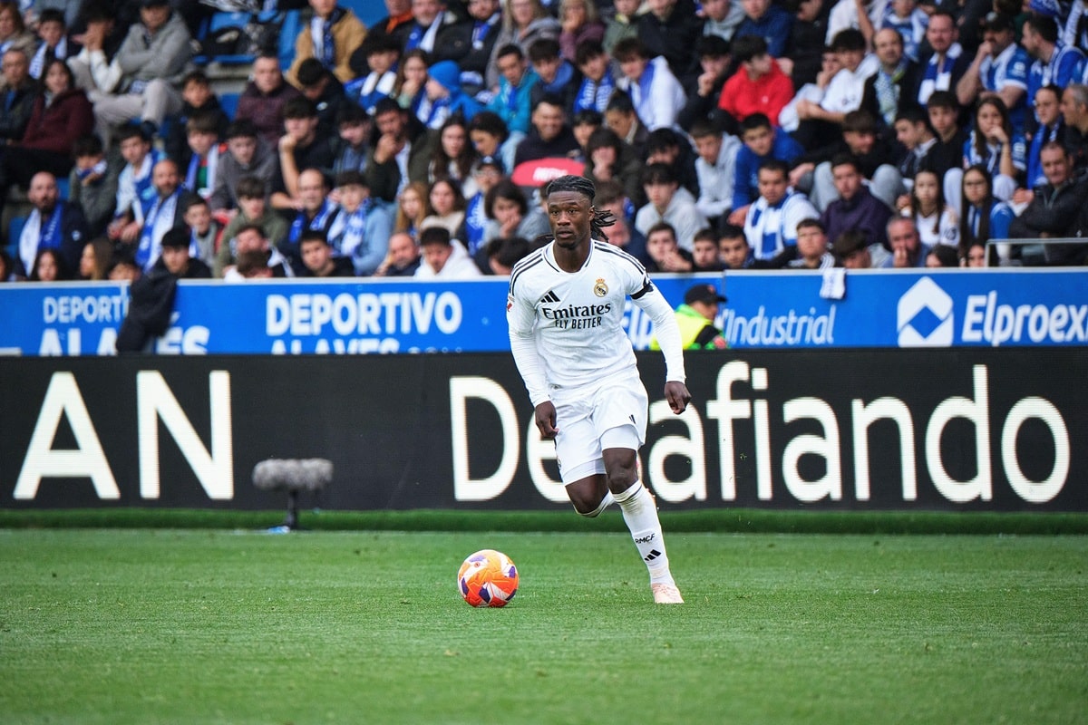 Real Madrid Arsenal Tipp Bild Eduardo Camavinga © Rubén Gil / Alamy Stock Photo