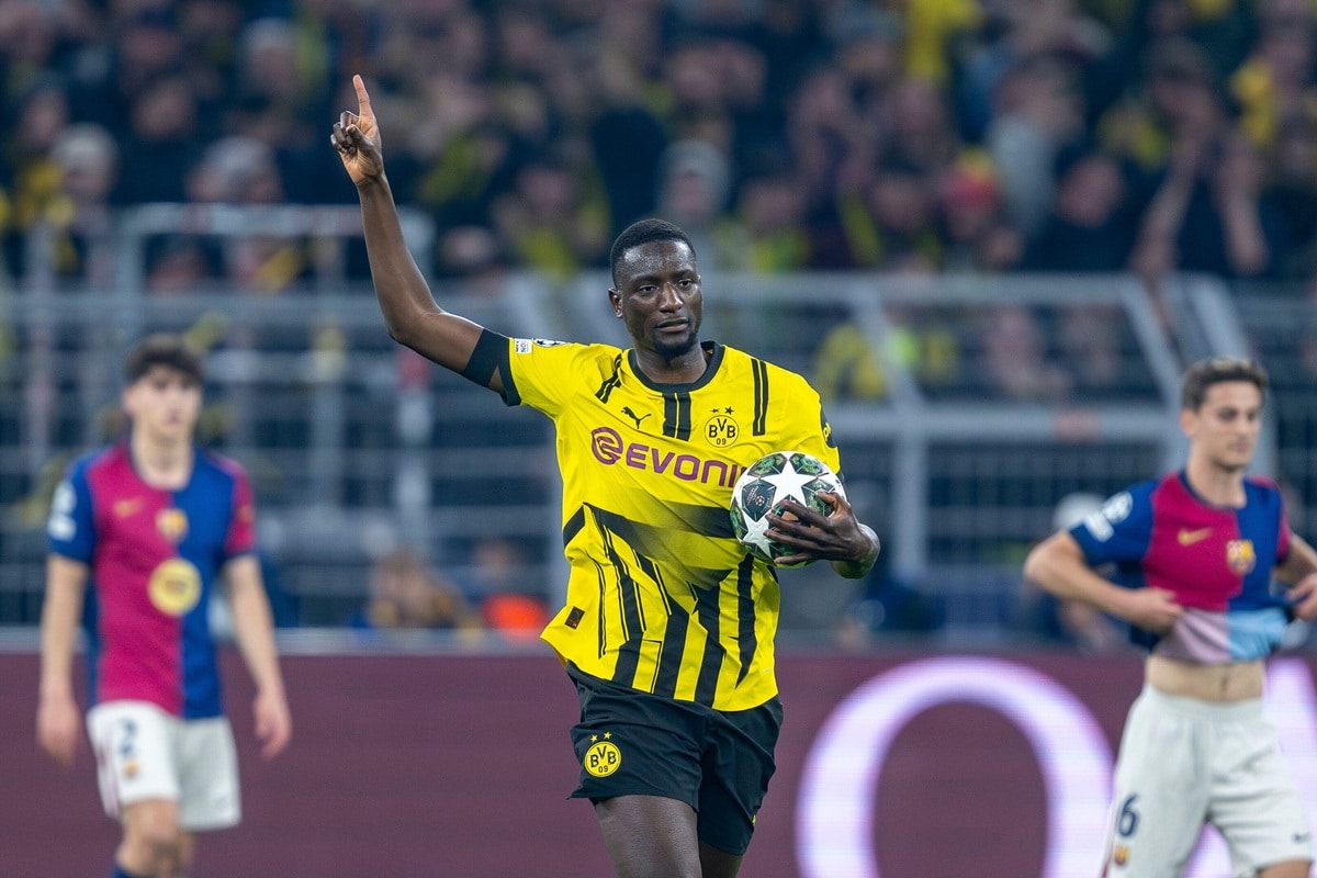 Dortmund Gladbach Tipp Bild zeigt Serhou Guirassy © dpa picture alliance / Alamy Stock Photo