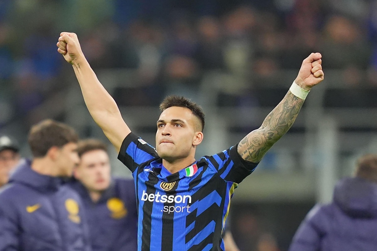 Inter Mailand AC Milan Tipp Bild zeigt Lautaro Martinez © LaPresse / Alamy Stock Photo