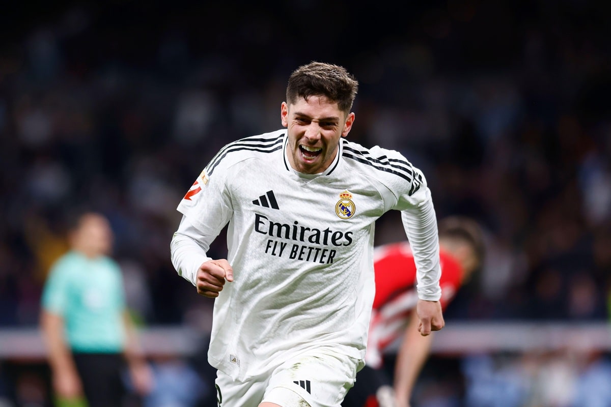 Getafe Real Madrid Tipp Bild zeigt Federico Valverde © Associated Press / Alamy Stock Photo