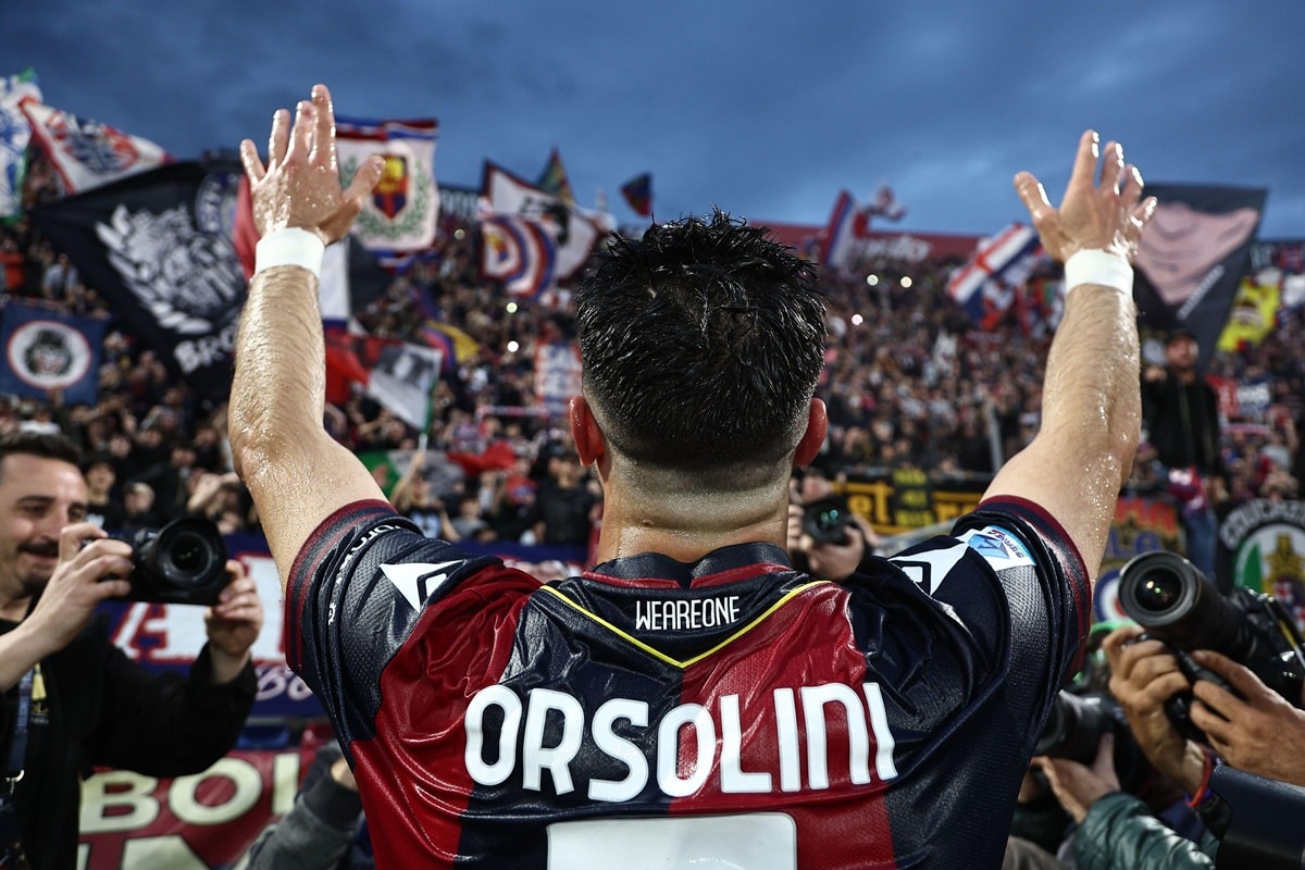 Bologna Empoli Tipp Bild zeigt Riccardo Orsolini © Aflo Co. Ltd. / Alamy Stock Photo