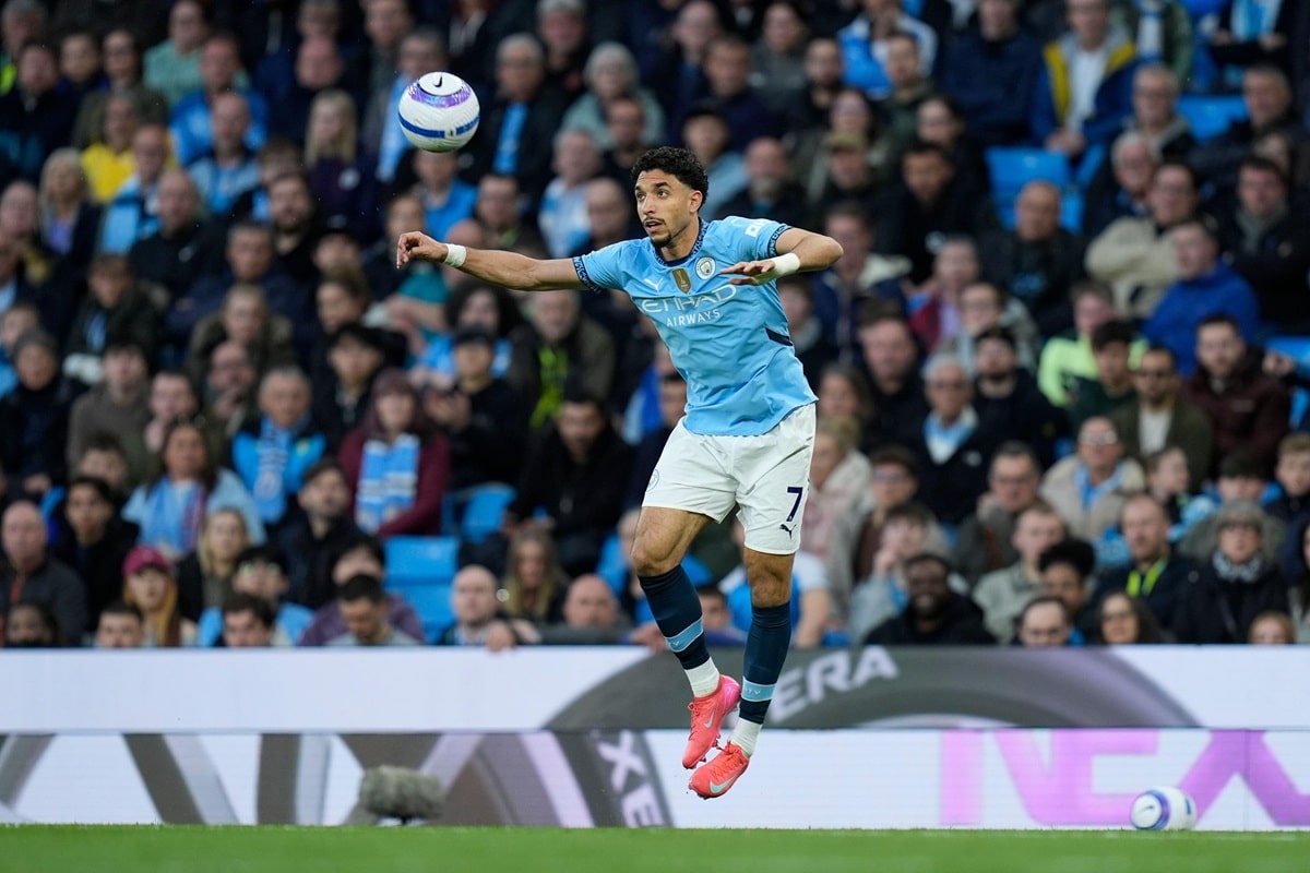 Nottingham Manchester City Tipp Bild zeigt Omar Marmoush © Action Plus Sports Images / Alamy Stock Photo