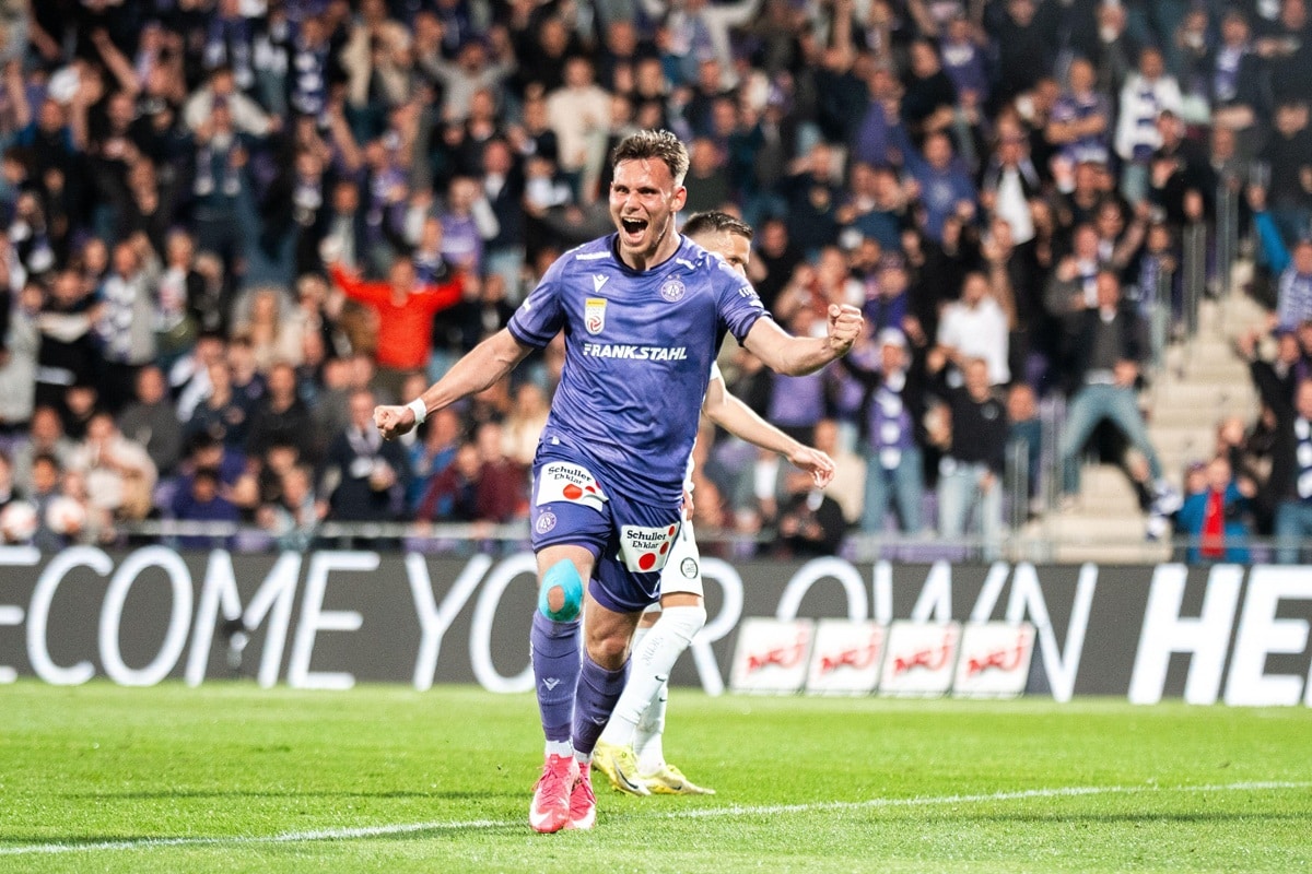 Sturm Graz Austria Wien Tipp Bild zeigt Nik Prelec © APA-PictureDesk / Alamy Stock Photo