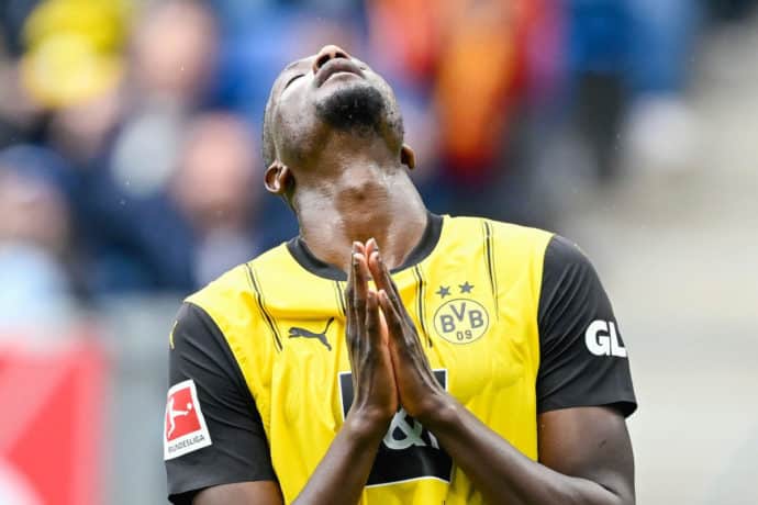 Dortmund Wolfsburg Tipp Bild zeigt Serhou Guirassy © Associated Press / Alamy Stock Photo