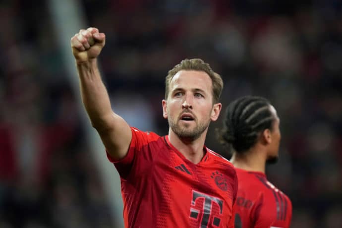 Bayern Dortmund Tipp Bild zeigt Harry Kane © Associated Press / Alamy Stock Photo