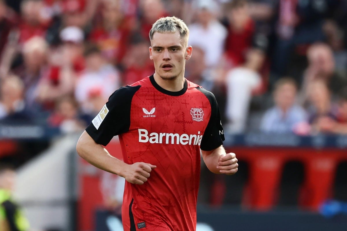 St. Pauli Leverkusen Tipp Bild zeigt Spieler Florian Wirtz © dpa picture alliance / Alamy Stock Photo