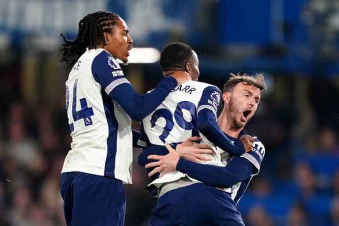 Tottenham Southampton Tipp Bild zeigt Pape Matar Sarr © PA Images / Alamy Stock Photo