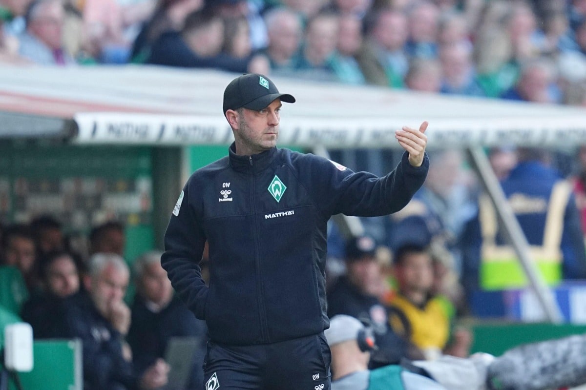 Union Berlin Werder Bremen Tipp Bild zeigt Coach Ole Werner © Associated Press / Alamy Stock Photo