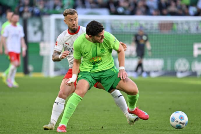 Wolfsburg RB Leipzig Tipp Bild zeigt Jonas Wind © dpa picture alliance / Alamy Stock Photo