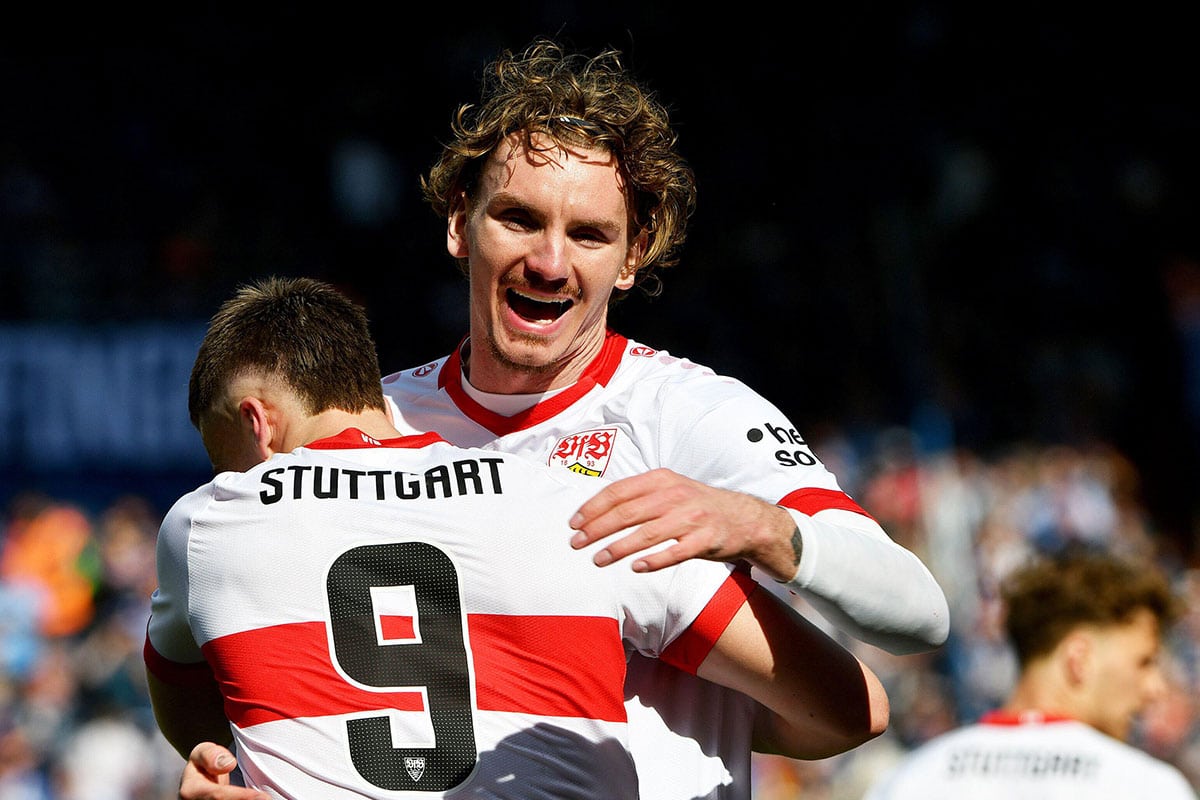 VfB Stuttgart Heidenheim Tipp Bild zeigt Nick Woltemade © dpa picture alliance / Alamy Stock Photo