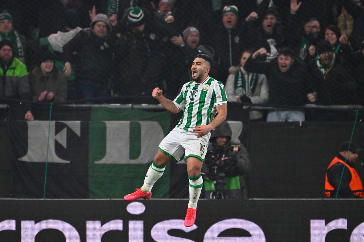 Ferencvaros Paks Tipp Bild zeigt Mohammed Abu Fani © Associated Press / Alamy Stock Photo