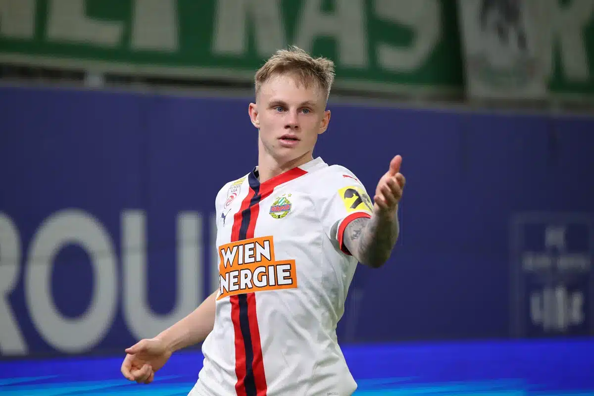 SK Rapid Wolfsberg Tipp Bild zeigt Isak Jansson © APA-PictureDesk / Alamy Stock Photo