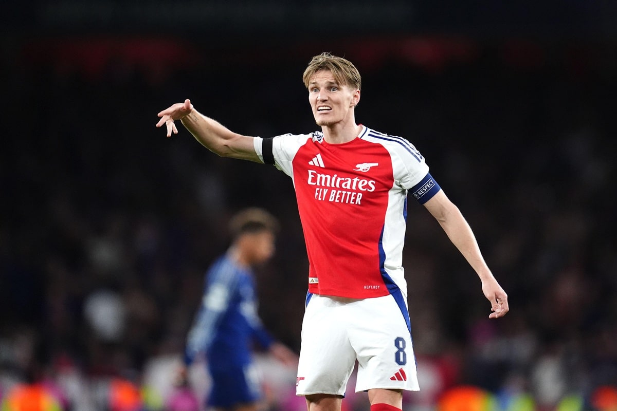 Arsenal Bournemouth Tipp Bild zeigt Martin Ödegaard © PA Images / Alamy Stock Photo