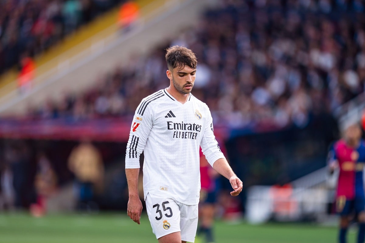 Real Madrid Mallorca Tipp Bild zeigt Raúl Asencio © Joan Gosa / Alamy Stock Photo