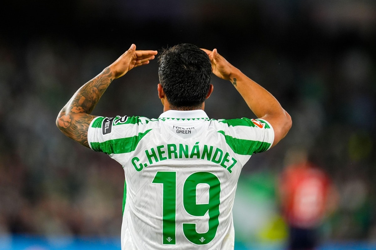 Rayo Vallecano Betis Sevilla Tipp Bild zeigt Cucho Hernández © Associated Press / Alamy Stock Photo