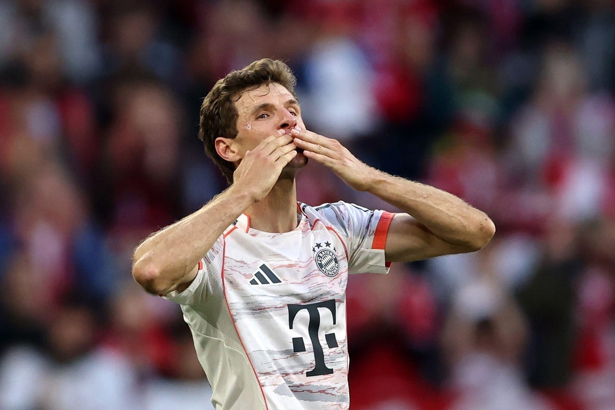Hoffenheim Bayern Tipp Bild zeigt Thomas Müller © diebilderwelt / Alamy Stock Photo