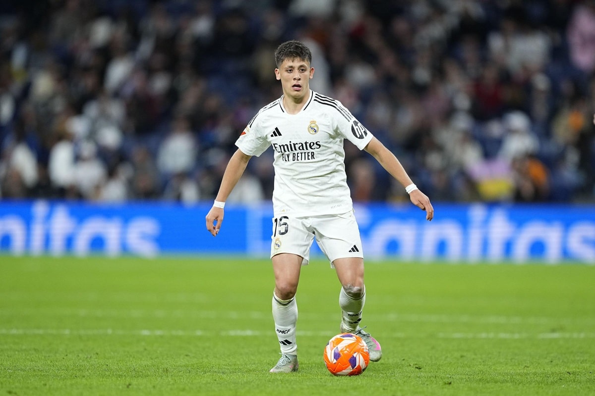 Sevilla Real Madrid Tipp Bild zeigt Arda Güler © Independent Photo Agency / Alamy Stock Photo