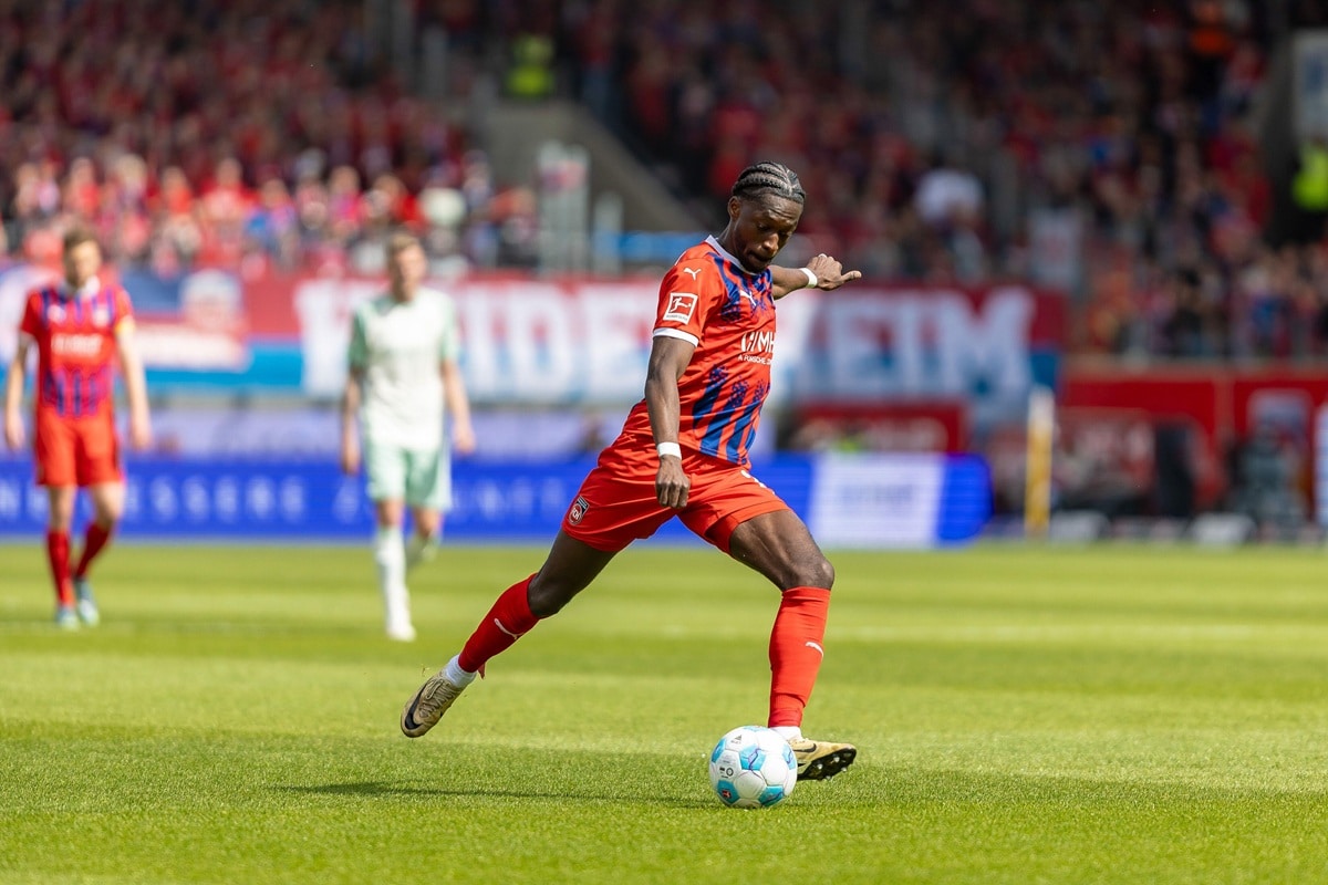 Heidenheim Elversberg Tipp Bild zeigt Omar Traoré © dpa picture alliance / Alamy Stock Photo