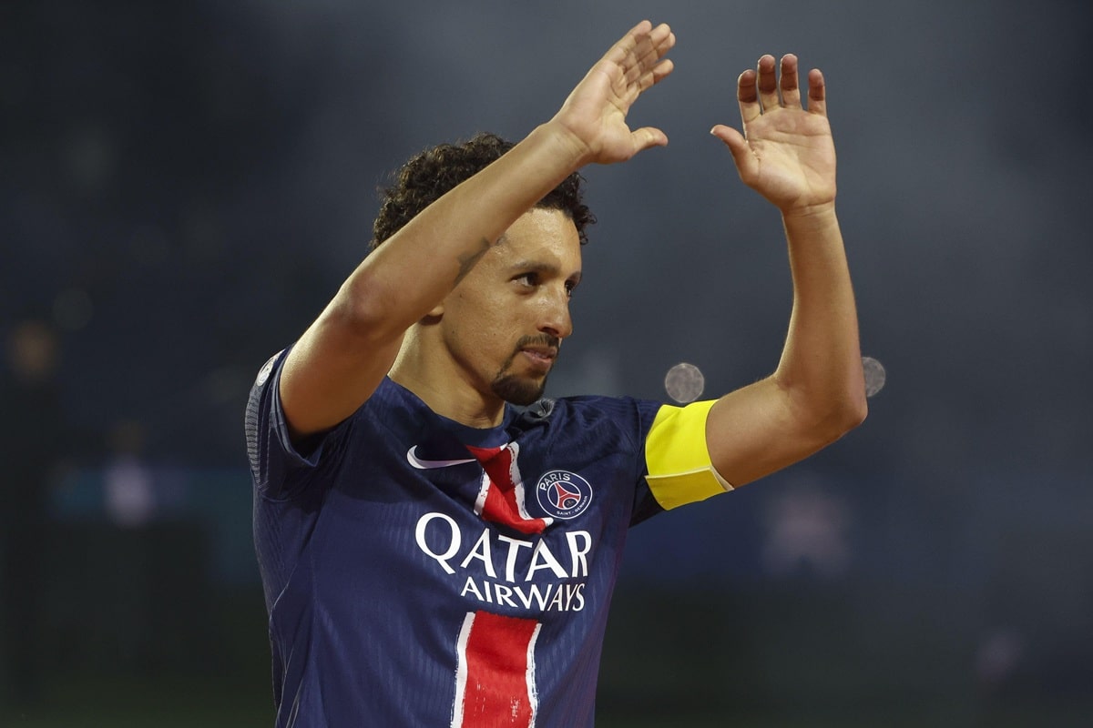 PSG Reims Tipp Bild zeigt Marquinhos © Independent Photo Agency / Alamy Stock Photo