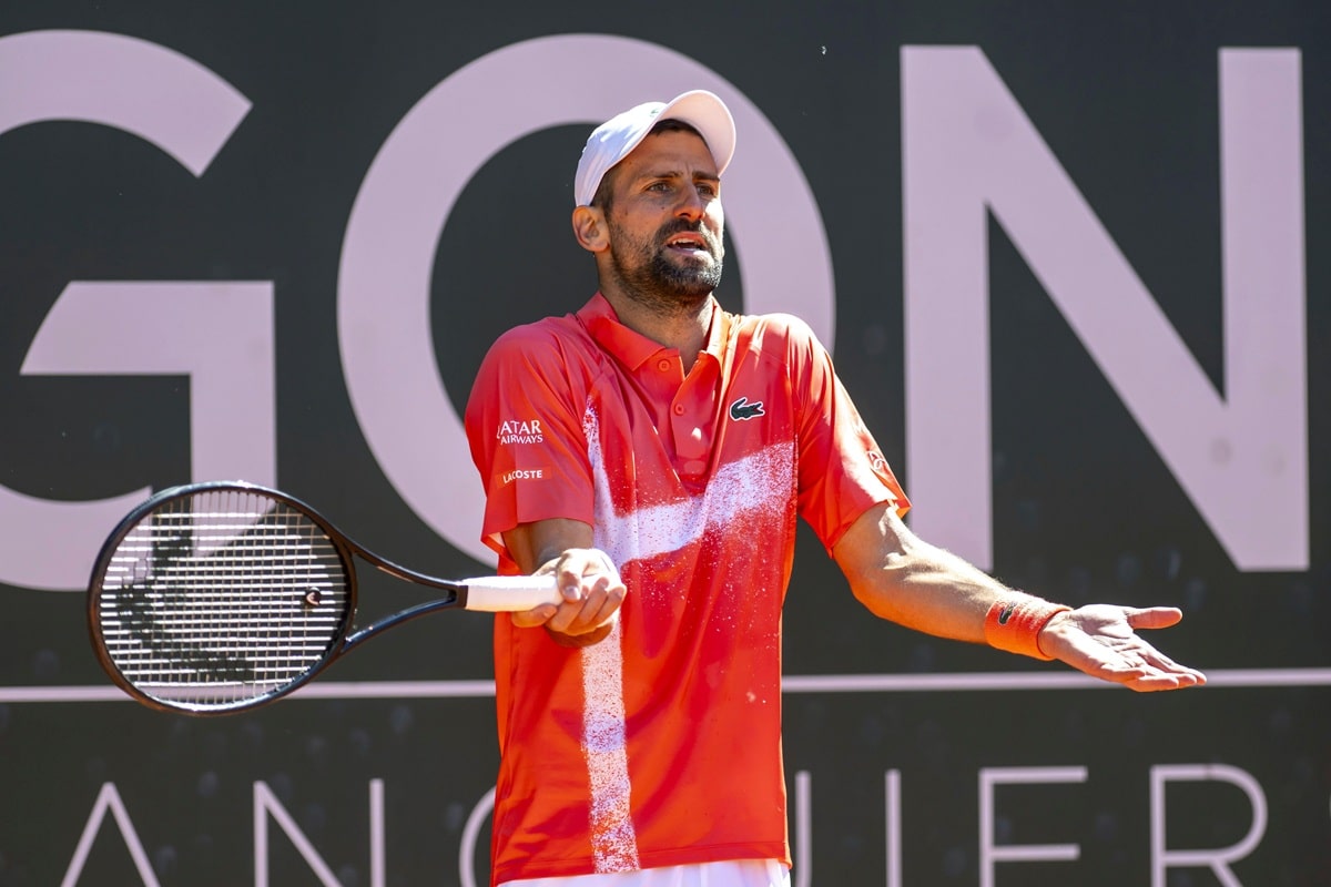 French Open Tipps heute 27.05. Bild zeigt Novak Djokovic (© Associated Press / Alamy Stock Photo)
