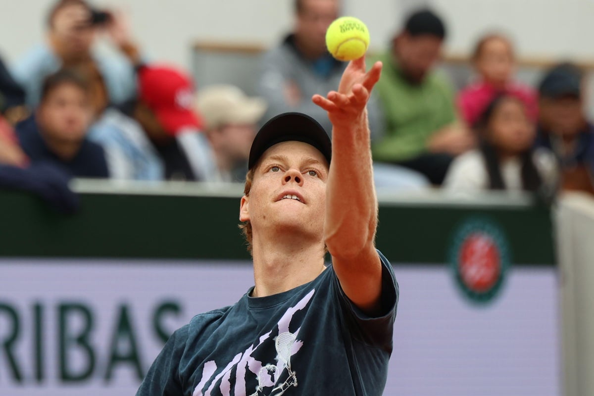 French Open Tipps heute 26.05. Bild zeigt Jannik Sinner (© ZUMA Press, Inc. / Alamy Stock Photo)