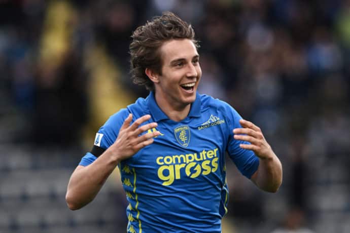 Empoli Lazio Rom Tipp Bild zeigt Jacopo Fazzini © LaPresse / Alamy Stock Photo