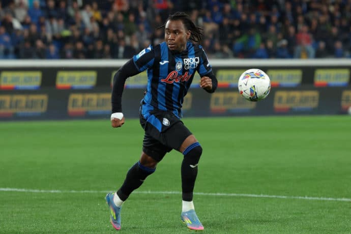 Genua Atalanta Bergamo Tipp Bild zeigt Ademola Lookman von Atalanta © Sportimage Ltd / Alamy Stock Photo