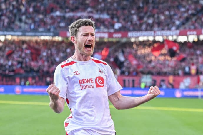 Köln Kaiserslautern Tipp Bild zeigt Florian Kainz © dpa picture alliance / Alamy Stock Photo