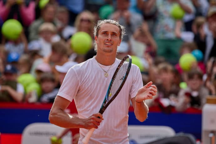 Zverev Tien Tipp Bild zeigt Alexander Zverev © ZUMA Press, Inc. / Alamy Stock Photo