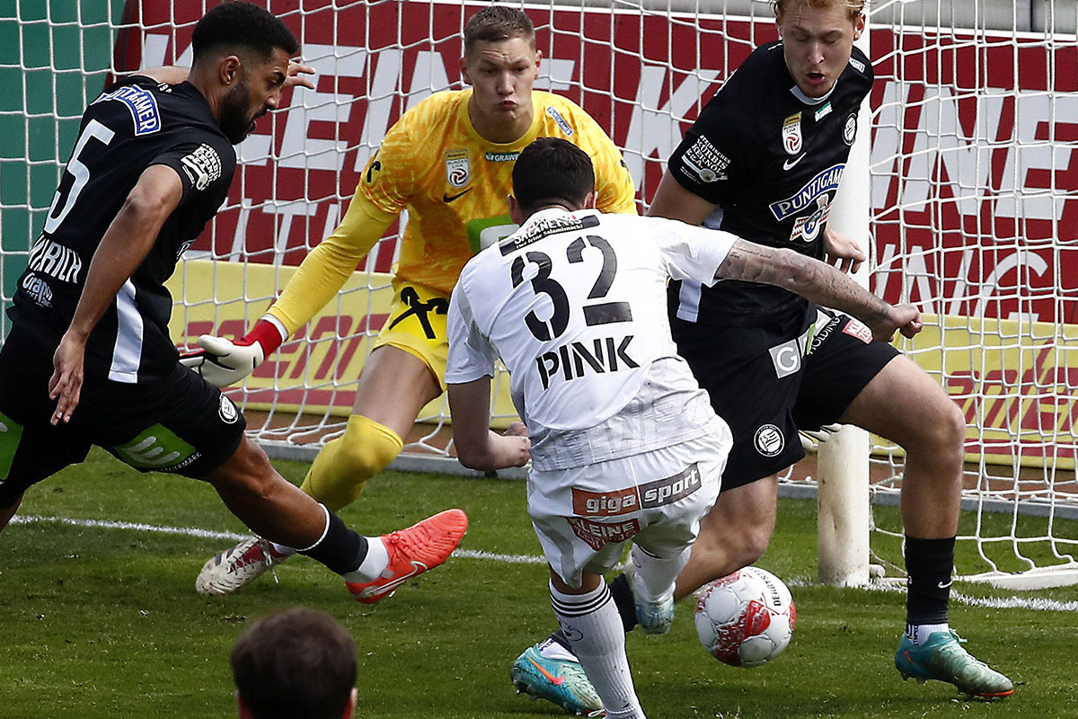 Bild zeigt Markus Pink (WAC) / Experten Tipps Bundesliga Österreich 32. Spieltag © APA-PictureDesk / Alamy Stock Photo