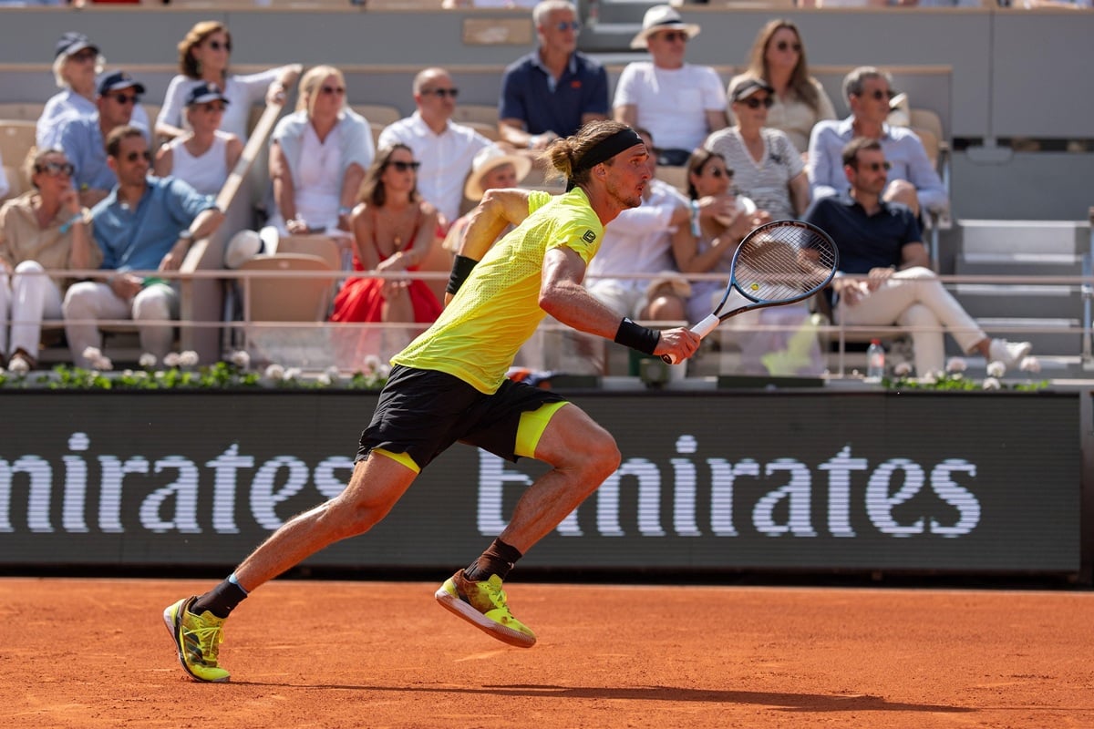 French Open Tipps heute 02.06. Bild zeigt Alexander Zverev (© Orange Pics BV / Alamy Stock Photo)